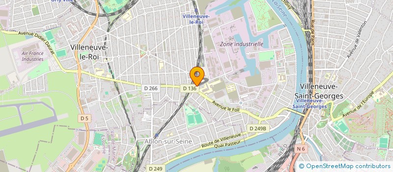 localisation de l'entreprise GK AUTO NEGOCE  VILLENEUVE-LE-ROI