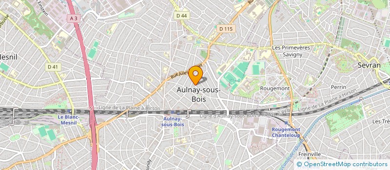localisation de l'entreprise GK AUTOMOBILE  AULNAY-SOUS-BOIS