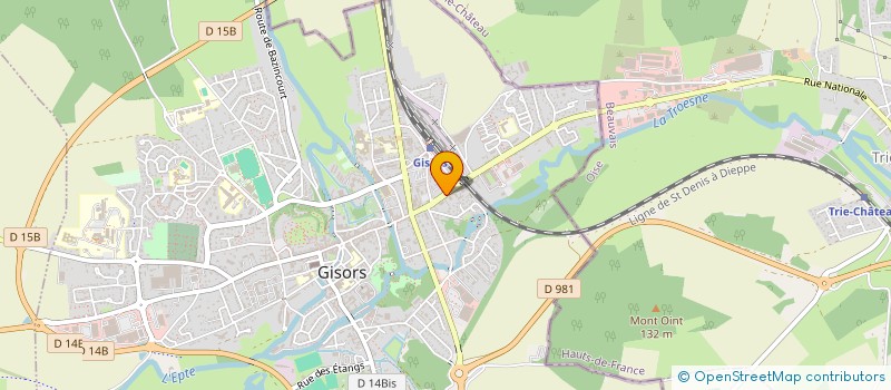 localisation de l'entreprise GK AUTOMOBILES à GISORS