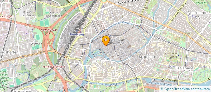 localisation de l'entreprise GK COIFFEUR à STRASBOURG