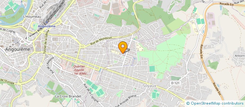 localisation de l'entreprise GK COIFFURE à SOYAUX