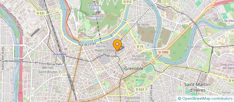 localisation de l'entreprise GK CONSTRUCTION  GRENOBLE