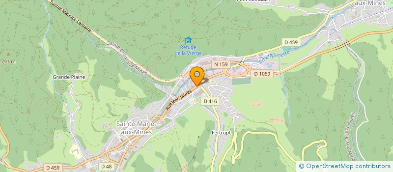 localisation de l'entreprise GK DEVELOPPEMENT à SAINTE-MARIE-AUX-MINES
