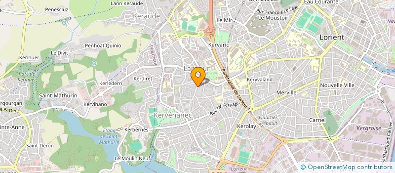 localisation de l'entreprise GK HOLDING  LORIENT