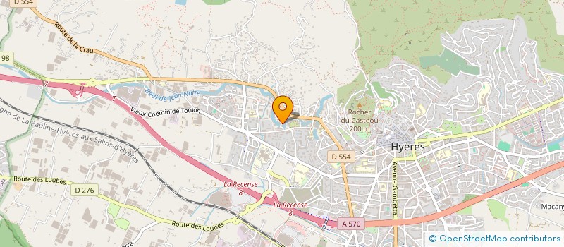 localisation de l'entreprise GK IMMO  HYERES