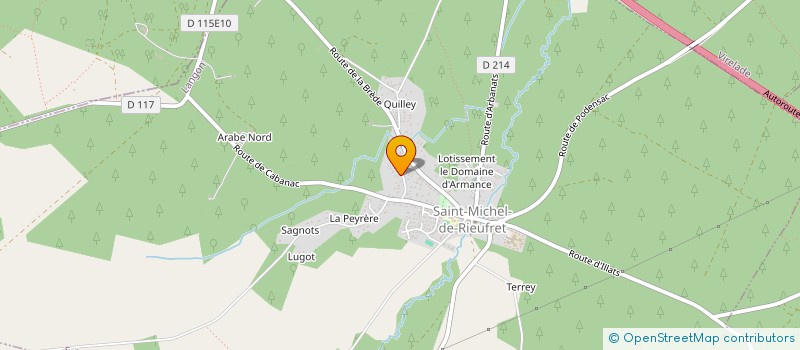 localisation de l'entreprise GK IMMOBILIER  SAINT-MICHEL-DE-RIEUFRET