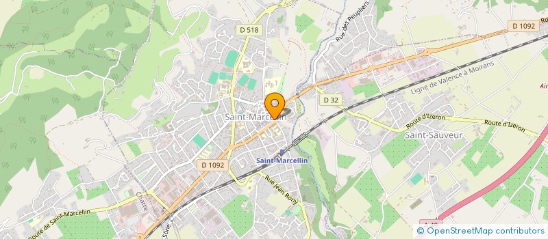 localisation de l'entreprise GK INDUSTRIE  SAINT-MARCELLIN