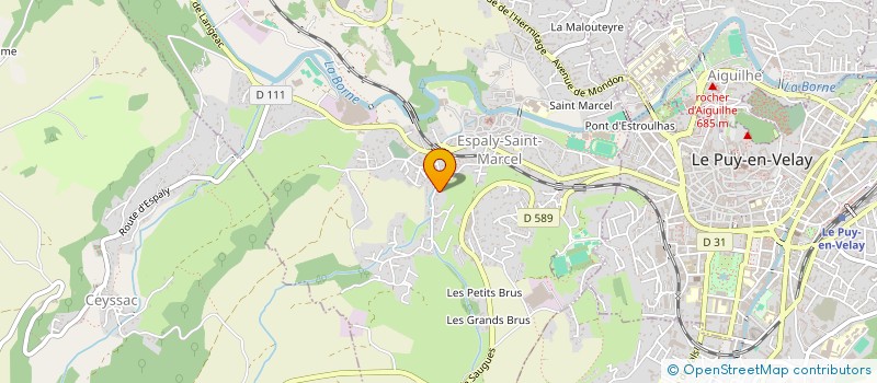 localisation de l'entreprise GK INVESTISSEMENT  ESPALY-SAINT-MARCEL