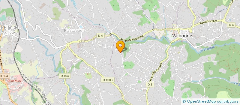 localisation de l'entreprise GK LUXURY CONSULTING à VALBONNE