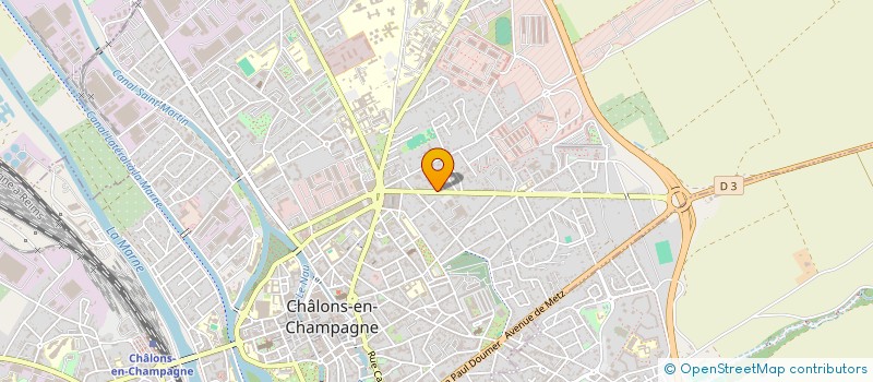 localisation de l'entreprise GK MONTAGE/RAYONNAGE  CHALONS-EN-CHAMPAGNE