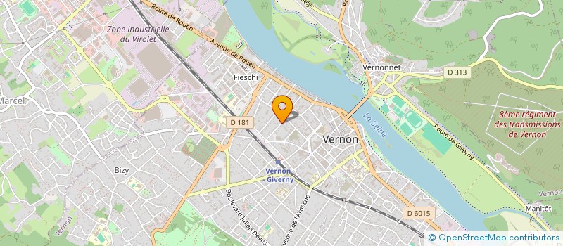 localisation de l'entreprise GK PARTNERS  VERNON