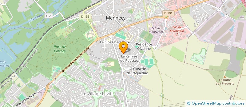 localisation de l'entreprise GK PRODUCTIONS à MENNECY