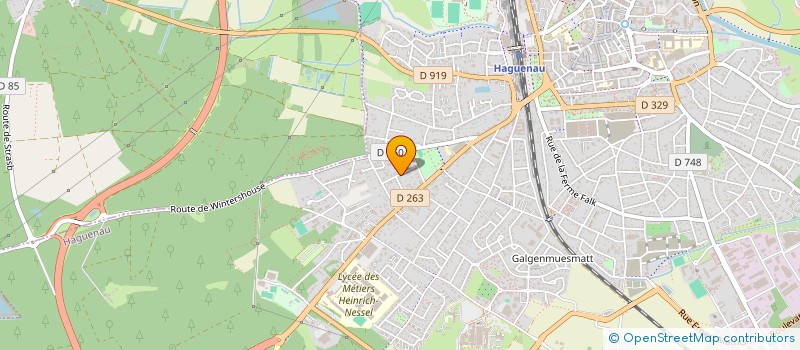 localisation de l'entreprise GK PROMOTION à HAGUENAU