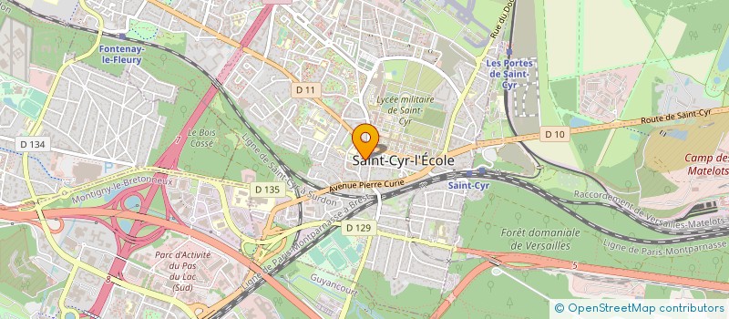localisation de l'entreprise GK RAVALEMENT à SAINT-CYR-L'ECOLE