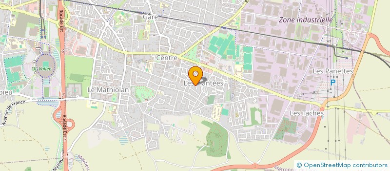 localisation de l'entreprise GK TECH  MEYZIEU