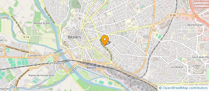 localisation de l'entreprise GK VITI 34  BEZIERS
