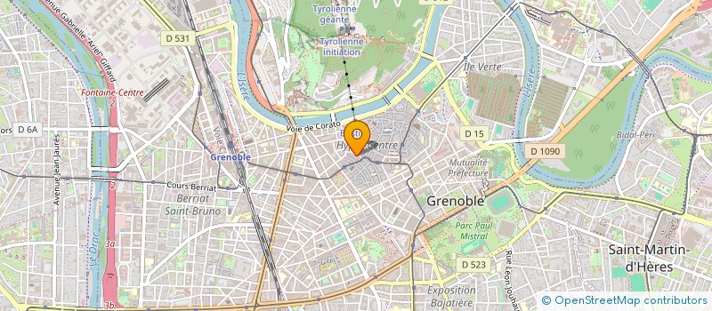 localisation de l'entreprise GK WORLD à GRENOBLE