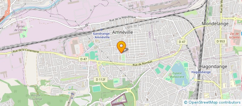 localisation de l'entreprise GK ZOLA  AMNEVILLE