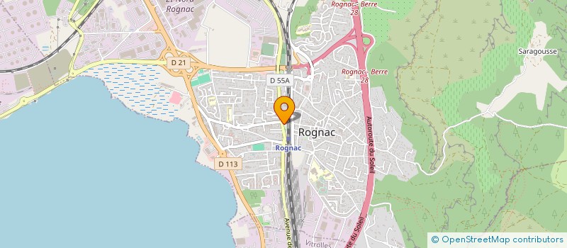 localisation de l'entreprise GKA8 à ROGNAC