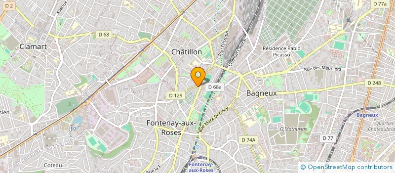 localisation de l'entreprise GKC HOLDING à FONTENAY-AUX-ROSES