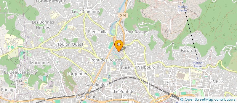 localisation de l'entreprise GKE BATIRENOV  TOULON