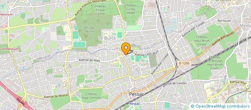 localisation de l'entreprise GKH GESTION  PESSAC