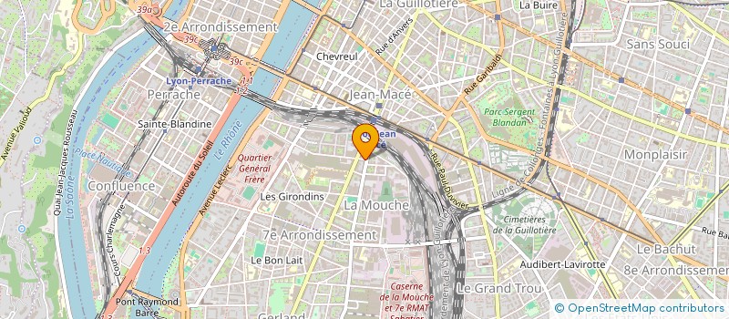 localisation de l'entreprise GKLL  LYON