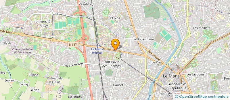 localisation de l'entreprise GKLM-LEMANS  LE MANS