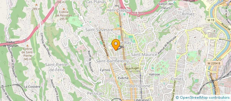 localisation de l'entreprise GKNF GROUPE à NICE