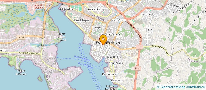 localisation de l'entreprise GKS à POINTE-A-PITRE