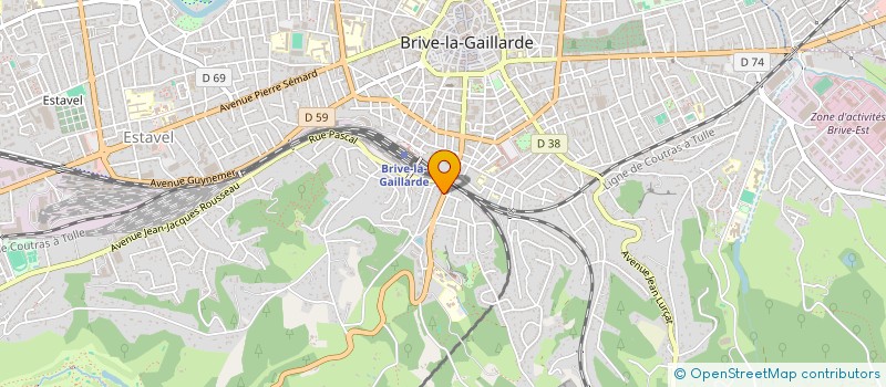 localisation de l'entreprise GKS BATIMENT  BRIVE-LA-GAILLARDE