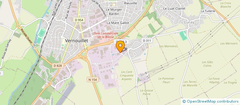 localisation de l'entreprise GKS RECYCLAGE à VERNOUILLET