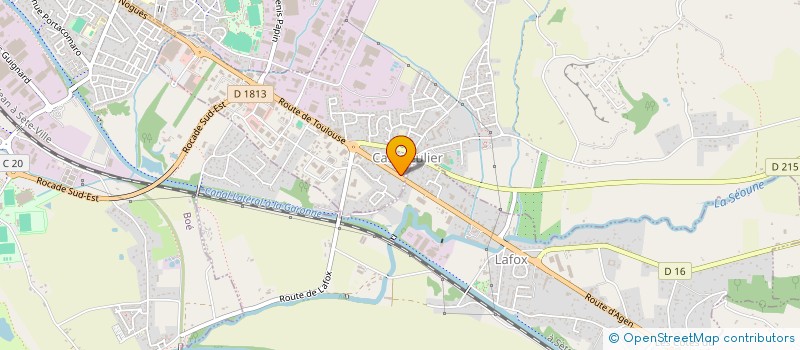 localisation de l'entreprise GKV  CASTELCULIER