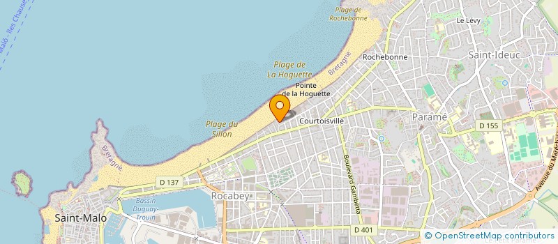 localisation de l'entreprise GL  SAINT-MALO