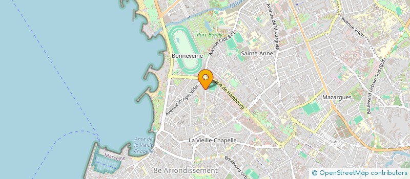 localisation de l'entreprise GL à MARSEILLE