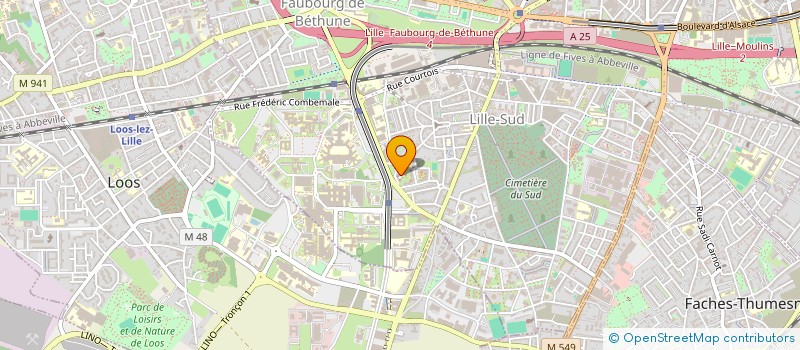 localisation de l'entreprise GL à LILLE