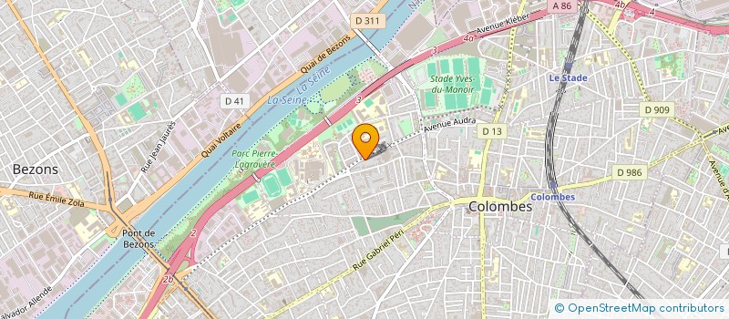 localisation de l'entreprise GL AGILE  COLOMBES