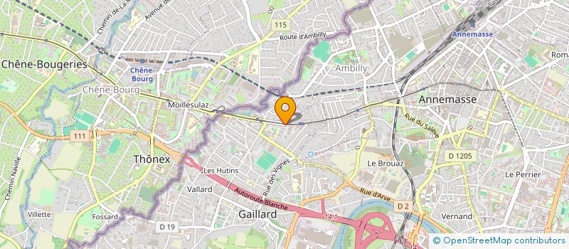 localisation de l'entreprise GL ATLANTA à GAILLARD