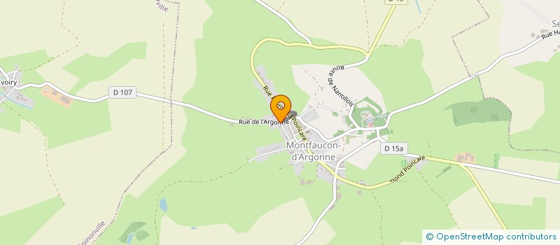 localisation de l'entreprise GL AUTO  MONTFAUCON-D'ARGONNE