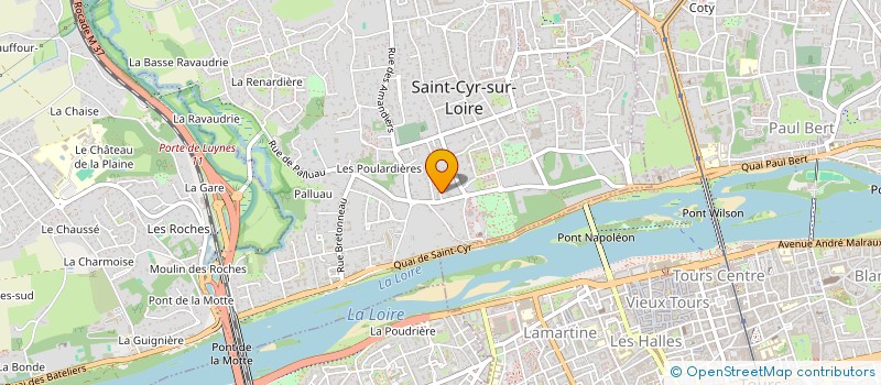 localisation de l'entreprise GL-B IMMO  SAINT-CYR-SUR-LOIRE