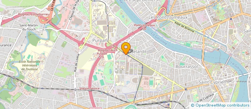 localisation de l'entreprise GL BATIMENT  TOULOUSE