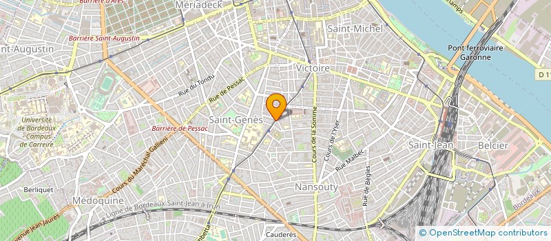 localisation de l'entreprise GL BEGLES 2 à BORDEAUX
