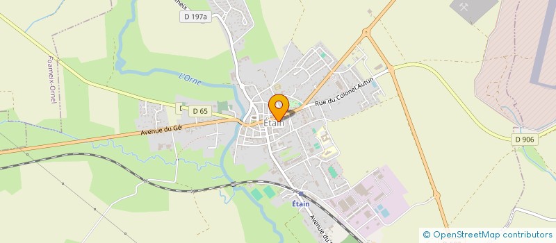 localisation de l'entreprise GL - CLINIQUE OPS - POSTUROLOGIE ET BIEN ETRE  ETAIN