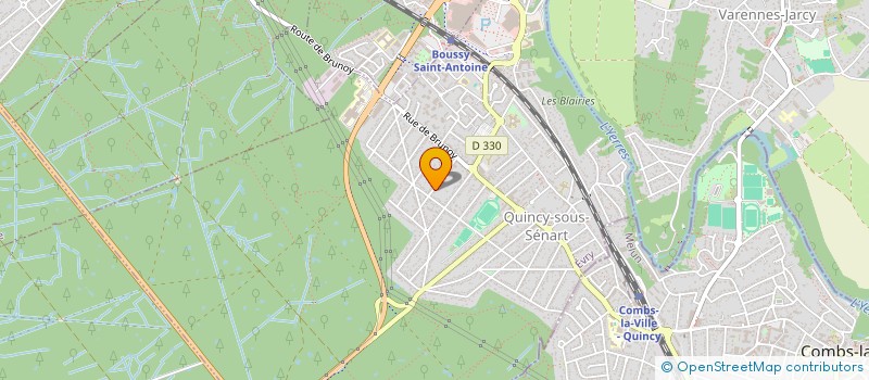 localisation de l'entreprise GL COMMERCE  QUINCY-SOUS-SENART