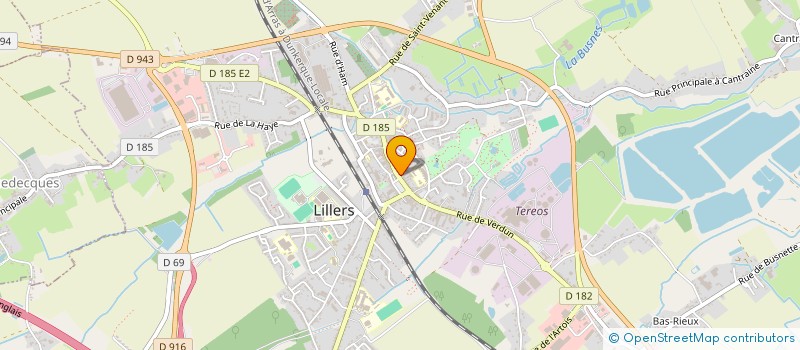 localisation de l'entreprise GL CONCEPT à LILLERS