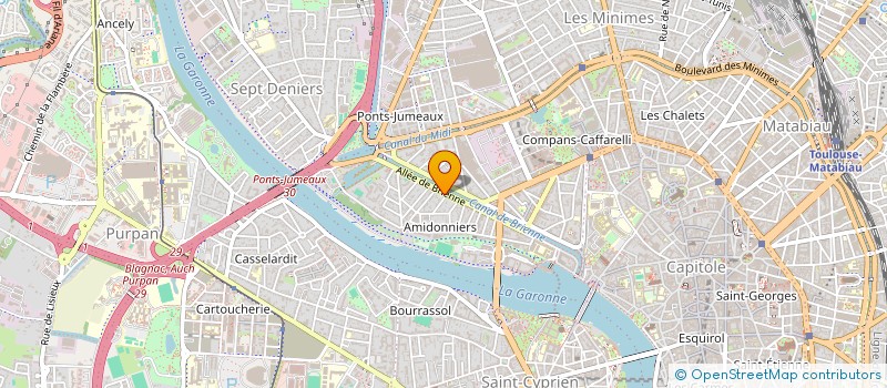 localisation de l'entreprise GL CONSEIL à TOULOUSE