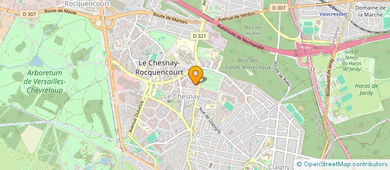 localisation de l'entreprise GL CONSEIL  LE CHESNAY-ROCQUENCOURT