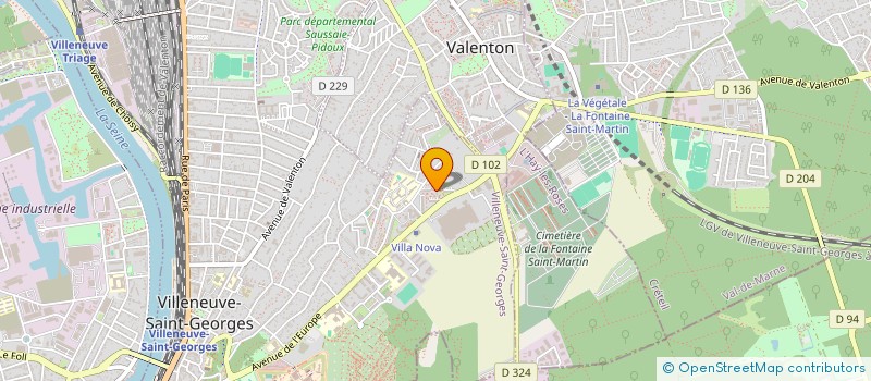 localisation de l'entreprise GL CONSEILS  VILLENEUVE-SAINT-GEORGES