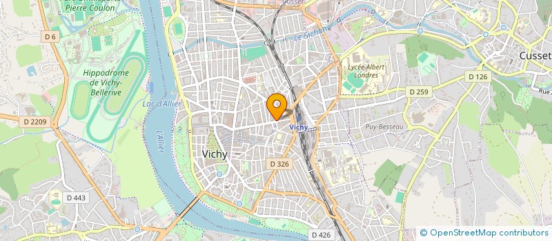 localisation de l'entreprise GL CONSULTANTS ET ASSOCIES à VICHY