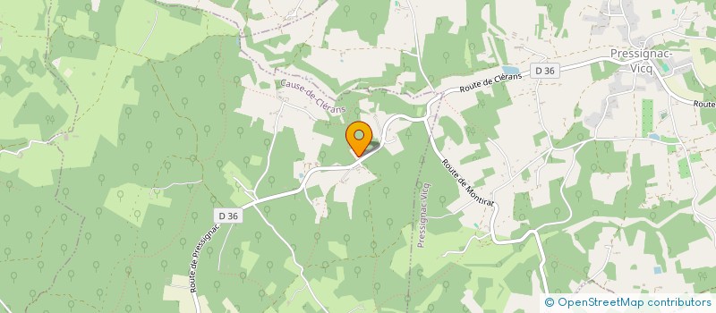 localisation de l'entreprise GL CONSULTING  CAUSE-DE-CLERANS